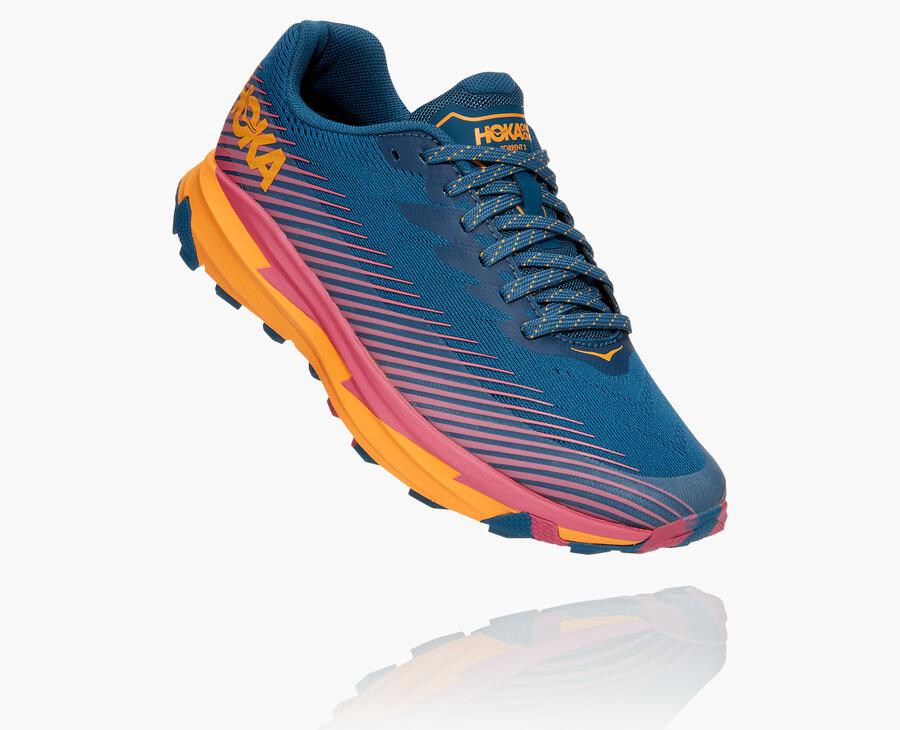 Hoka One One Trailsko Dame - Torrent 2 - Blå - 831206SMW